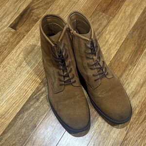 Cliffs by WHITE MOUNTAIN Tan Suede Lace-Up Chukka Boots